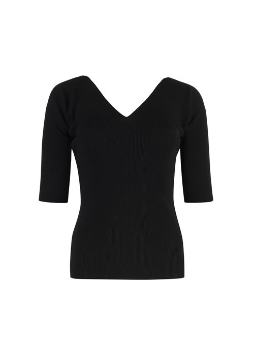 Maglia Oceano in filato di viscosa Nero WEEKEND MAX MARA | 2525366031600014